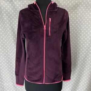 Plum and Hot Pink Fuzzy Jacket